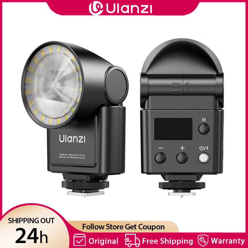 Canon Camera Eos R50 - Ulanzi F16R カメラフラッシュ LEDライト GN16 2500-6500K