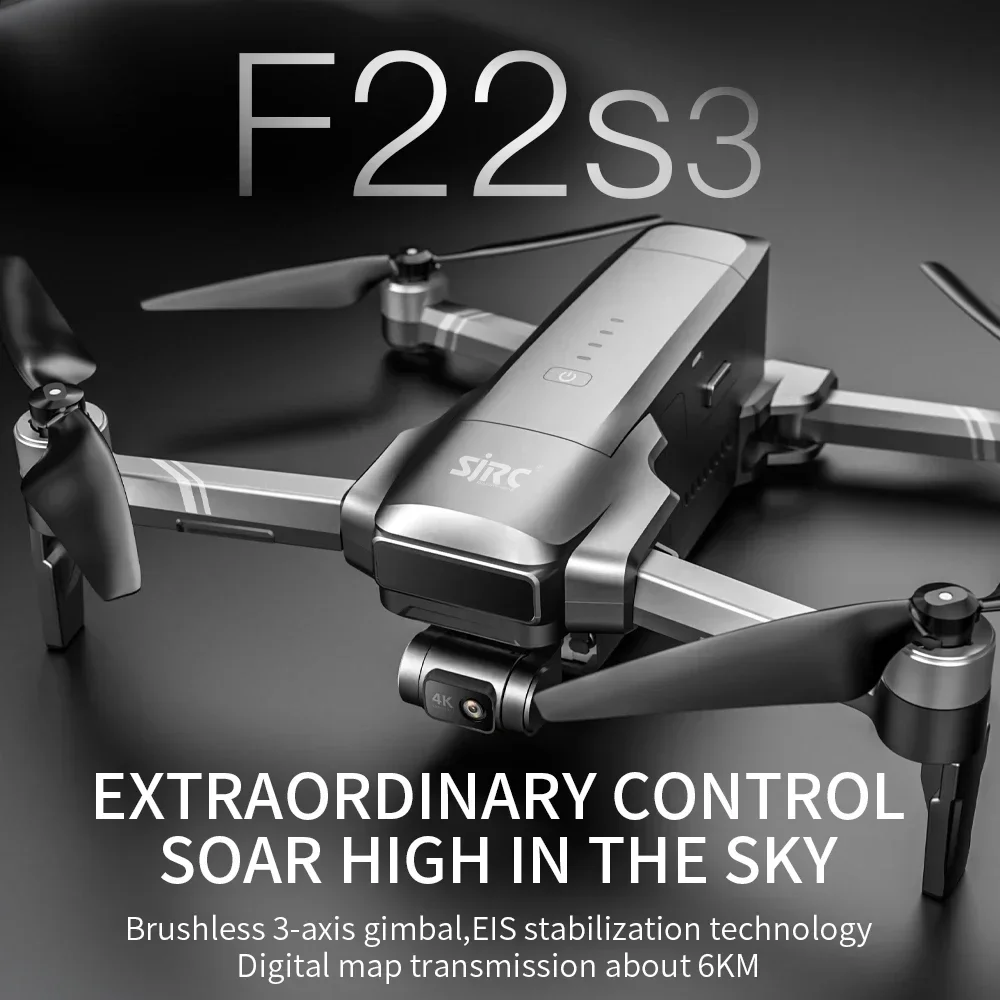 SJRC F22 S3 pro 折りたたみ式RCクアッドコプ - Drone Gimbal 3 Axis のレビューと価格