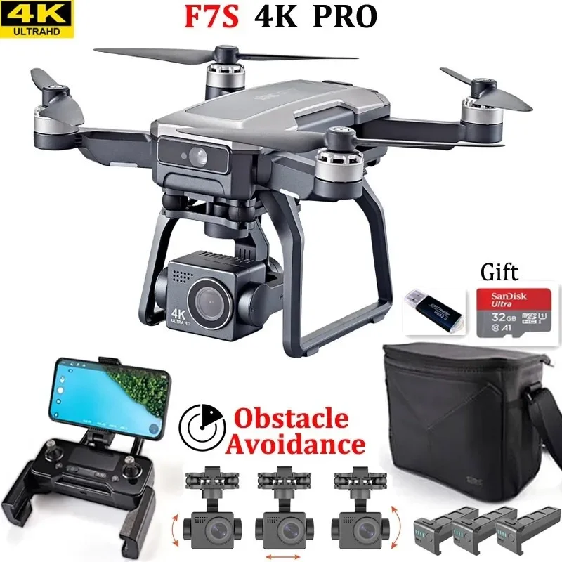 SJRC F7s 4K PRO ドローン 4K 障害物回避  - Drone Gimbal 3 Axis のレビューと価格