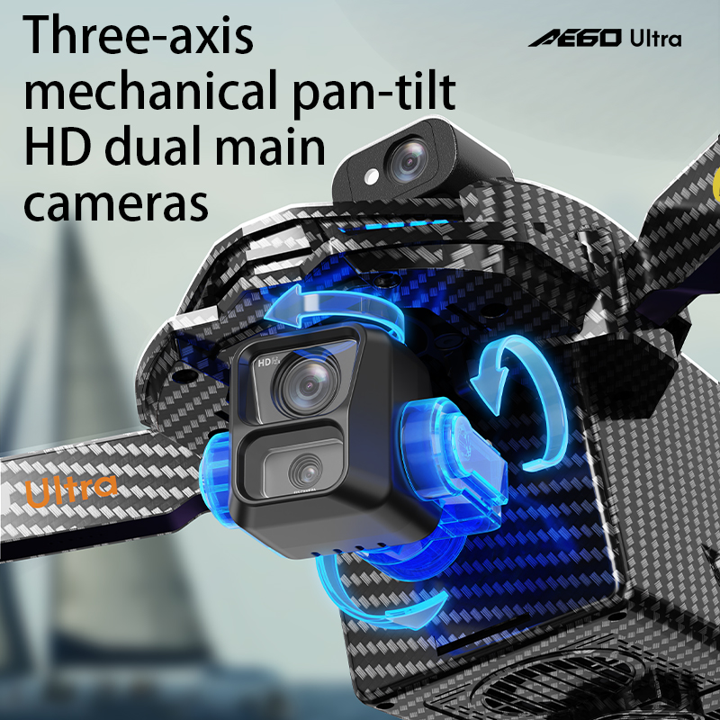 AE60 GPSドローン プロフェッショナル 8Kカメラ 3 - Drone Gimbal 3 Axis のレビューと価格
