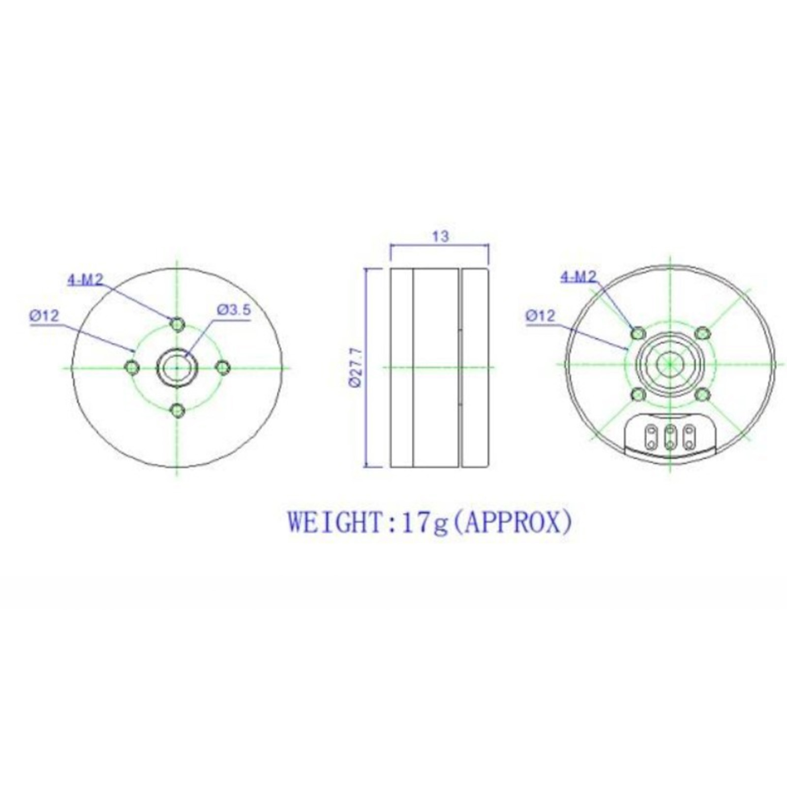 ZuruKin 2204 ブラシレスジンバルモーター 80T - Drone Gimbal For Gopro のレビューと価格