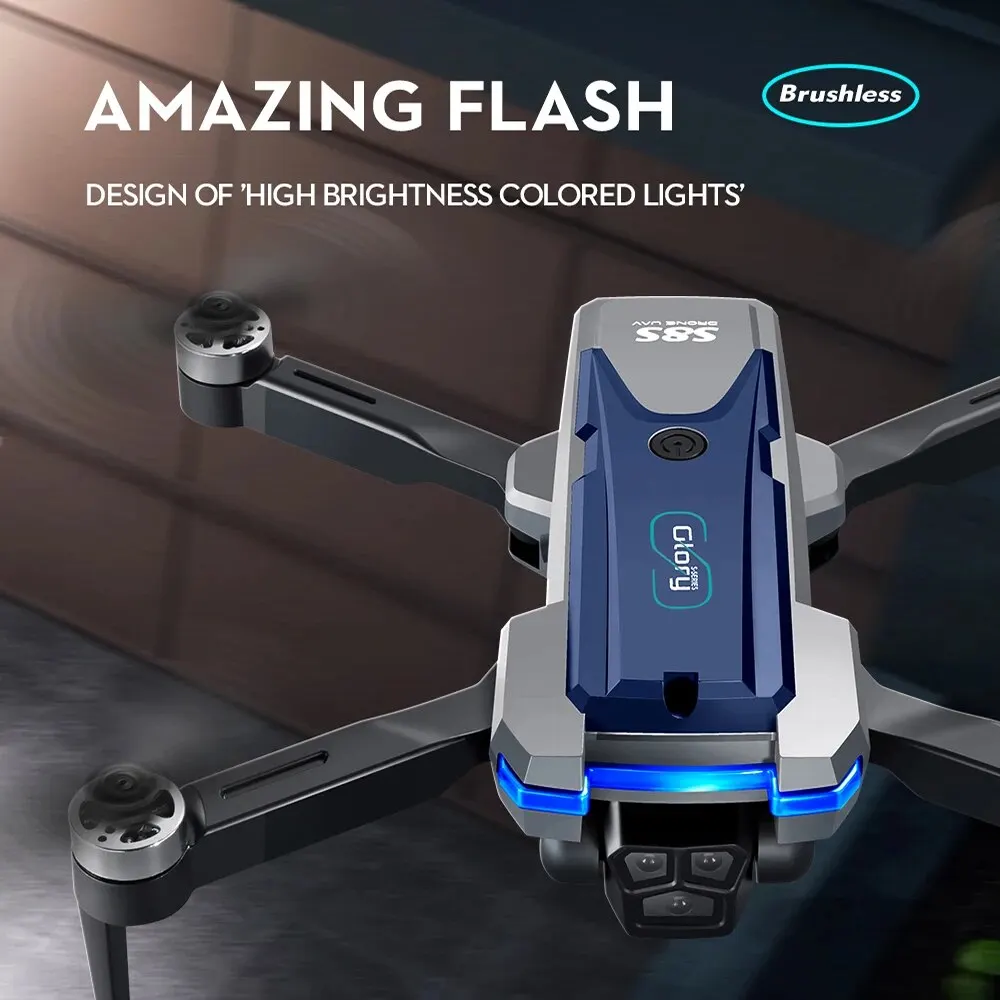 折りたたみ式リモートコントロールドローンRCS8S GPS, - Drone Gimbal Brushless のレビューと価格
